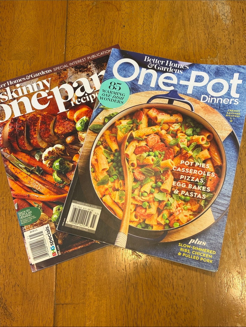 Better Homes & Gardens One-Pot Dinners Magazine & skinny one-pan recipes